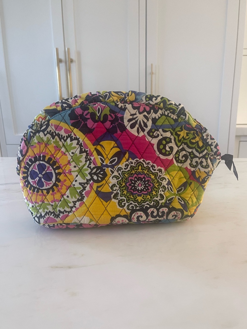 Vera Bradley Quilted Cotton Cosmetic | Make-Up | Toiletry Bag Pouch